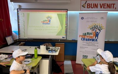Elevii clasei a IV-a M devin mesageri ai protecției mediului