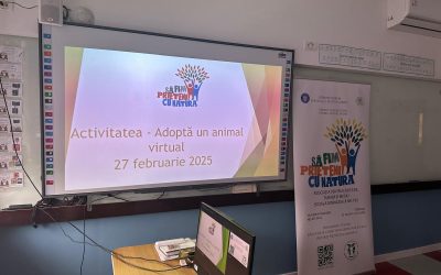 Elevii clasei a II-a G adoptă virtual animale protejate!